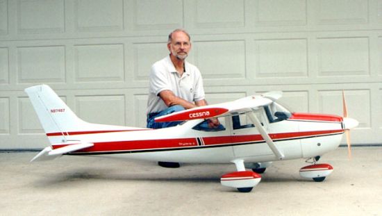 Picture of Wendell Hostetler 31% Cessna 182 134" Laser-Cut Short Kit -  3400mm wingspan