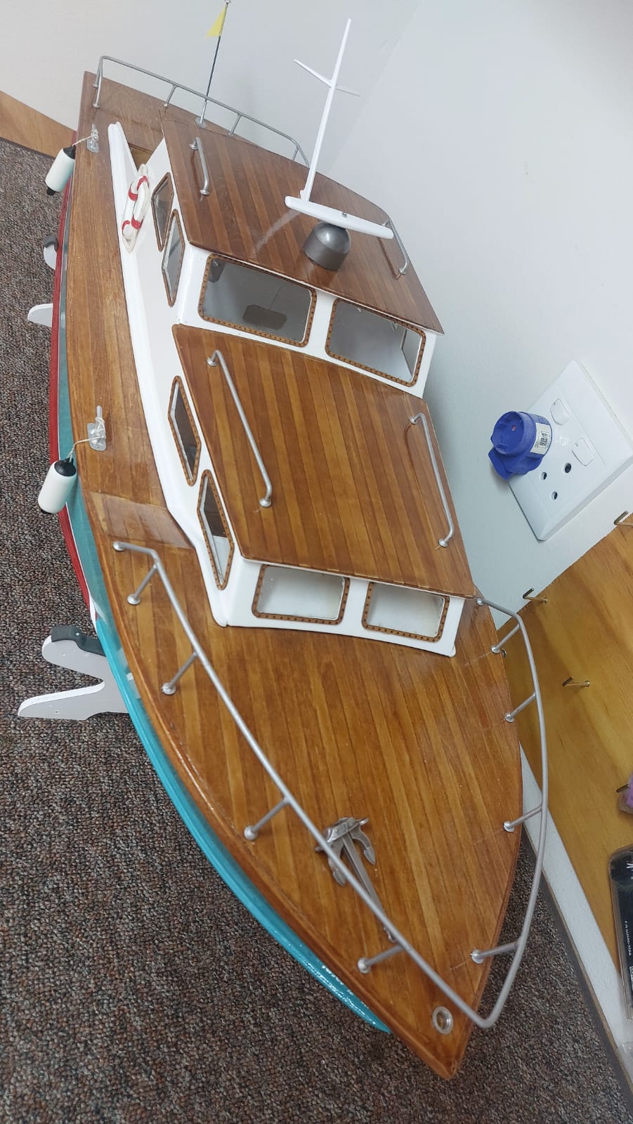 Varlocity Laser & Models. 'Alice' - 1:10 Scale RC Wooden Yacht Kit
