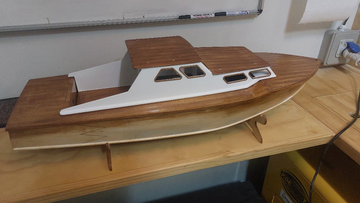 Varlocity Laser & Models. 'Alice' - 1:10 Scale RC Wooden Yacht Kit