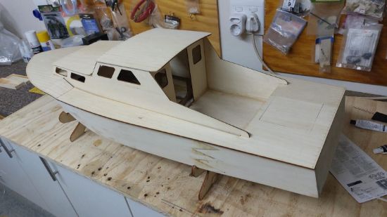 Varlocity Laser & Models. 'Alice' - 1:10 Scale RC Wooden Yacht Kit