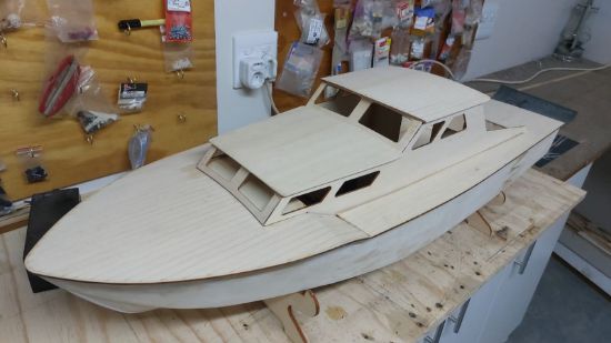 Varlocity Laser & Models. 'Alice' - 1:10 Scale RC Wooden Yacht Kit